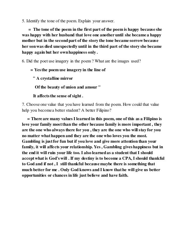 Gambling poem debate gambling